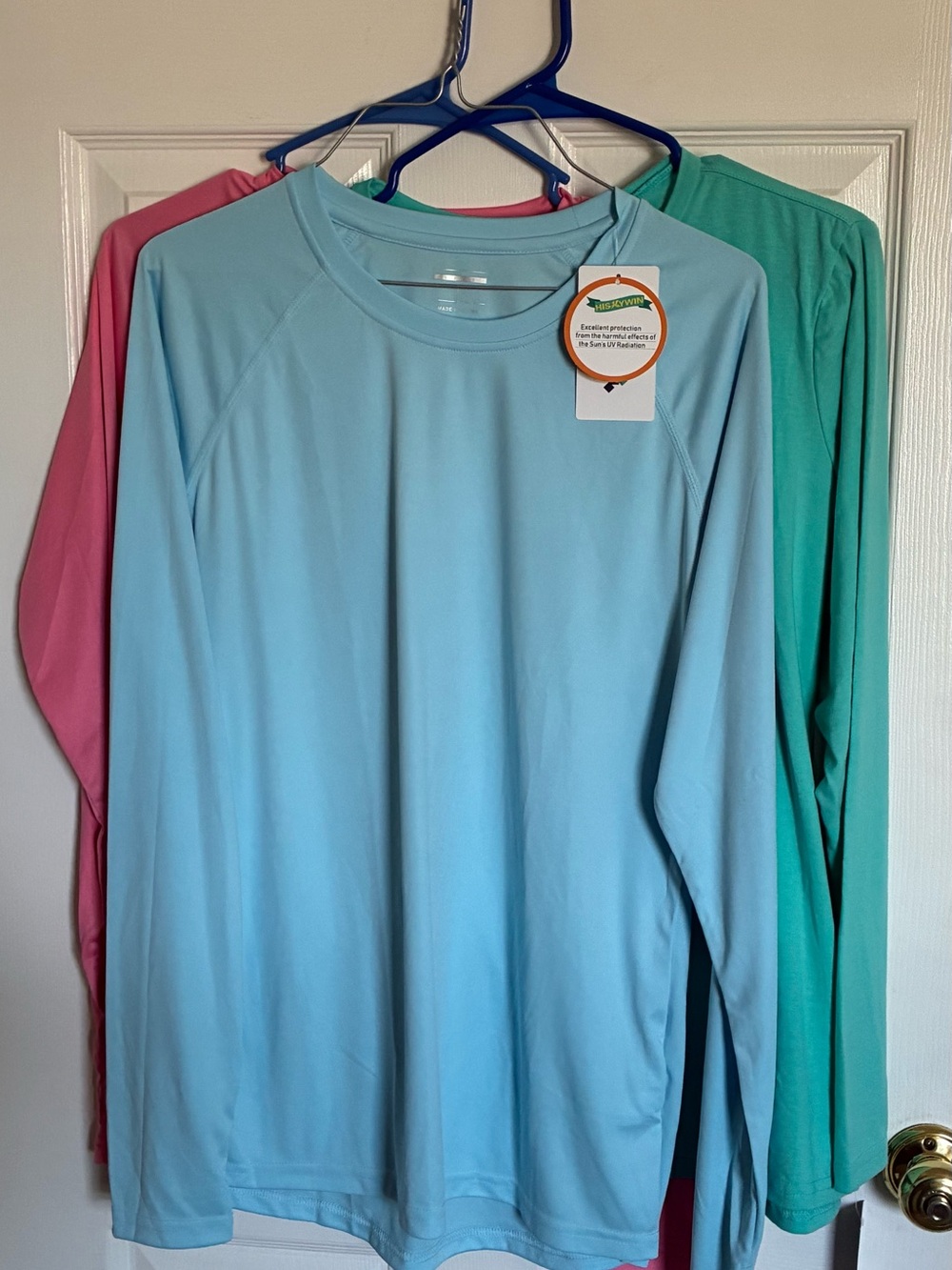 Light Blue Long Sleeve Tee - Women